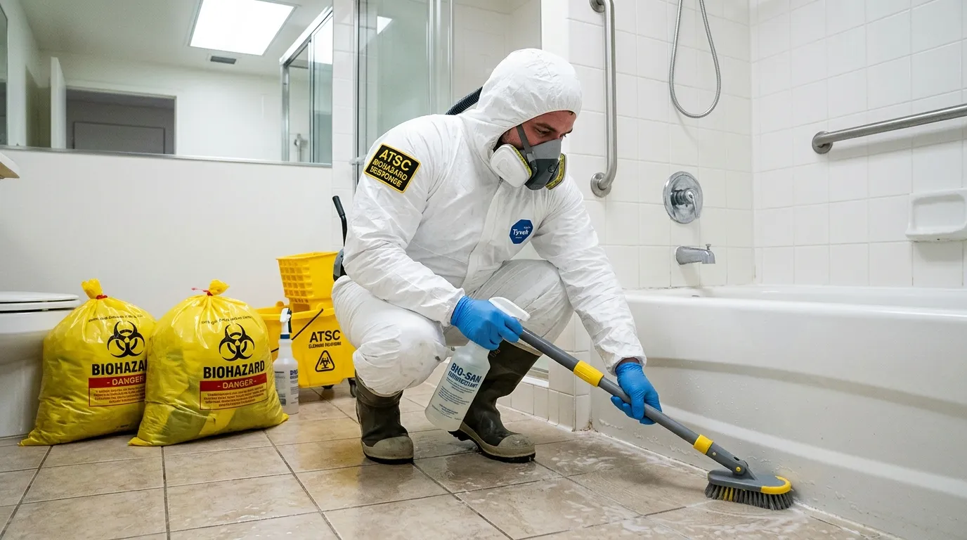 Decontamination equipment deployed for Blood Cleanup in Yonkers